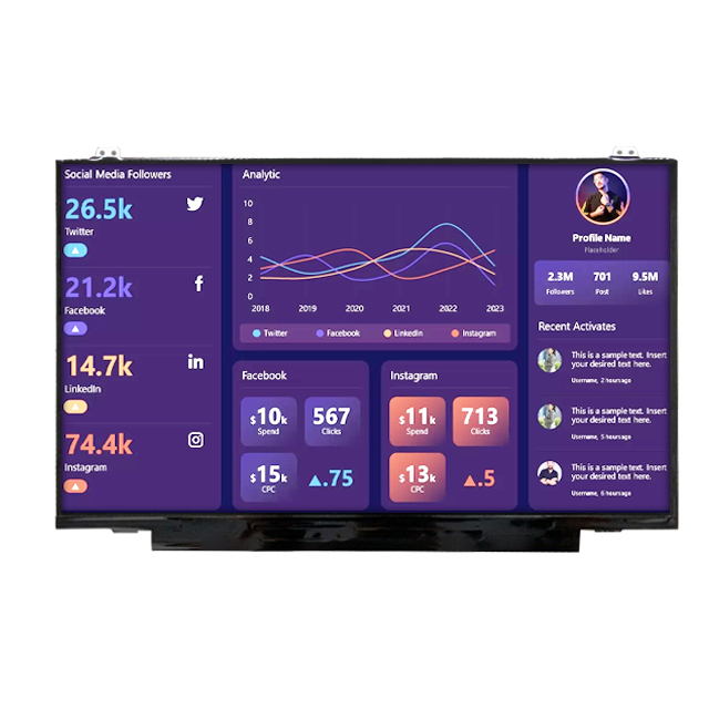 G140XTN01.0 LCD液晶屏显示模组 14寸 AUO