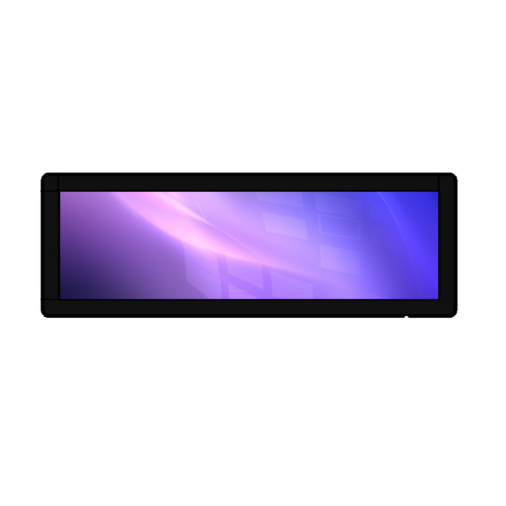 19.5寸 LCD条形广告屏 安卓主板智能条形广告机 超薄嵌入式条形屏一体机