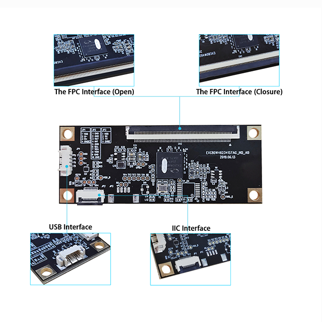 电容性PCAP 电容触摸控制卡 -eck80w46