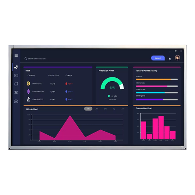 86英寸高亮LCD液晶屏 3840*2160 IPS 3000nits 30pins 