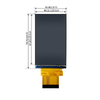 3.1英寸LCD屏幕，垂直屏幕，480×800，45pin RGB接口，TFT LCD模块