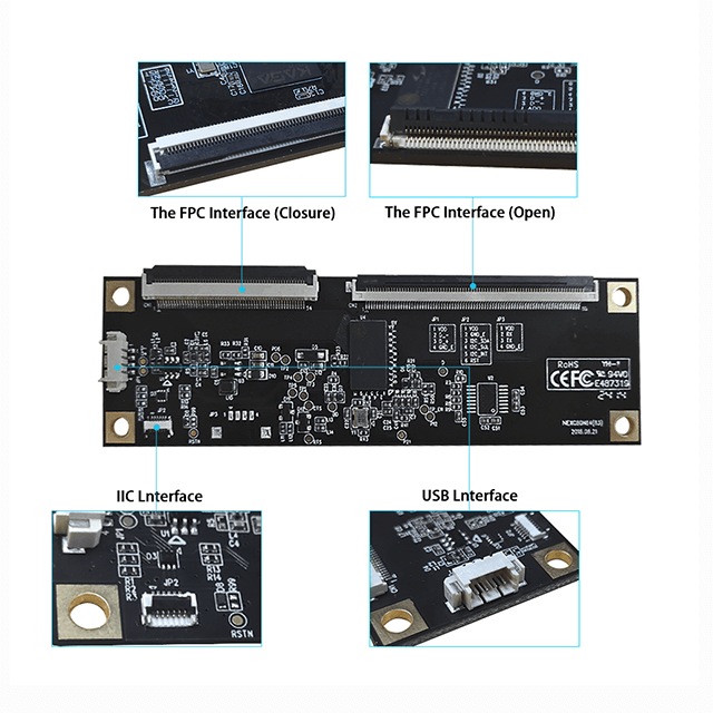 电容PCAP 电容触摸控制卡 -EETI8184