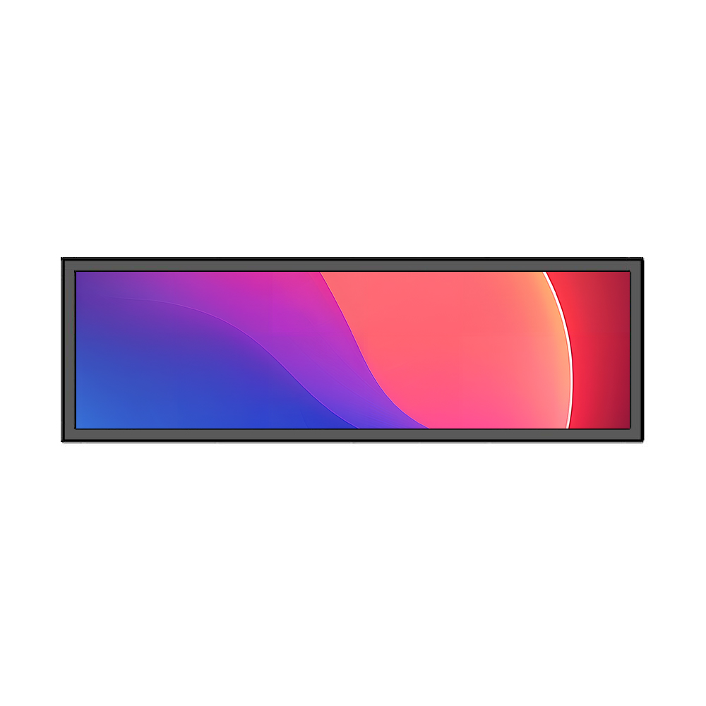 28.6寸 工业级宽温 LCD条形广告屏4K超清条形屏广告机 车间/仓储环境专用