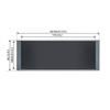6.86英寸杆LCD屏幕480×1280 MIPI接口40PIN TFT-LCD长杆LCD模块
